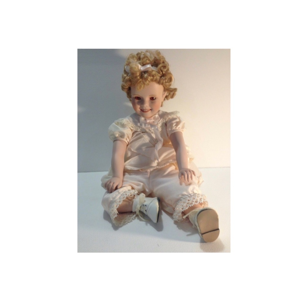 “Little Miss Shirley” Porcelain Collectible Doll.